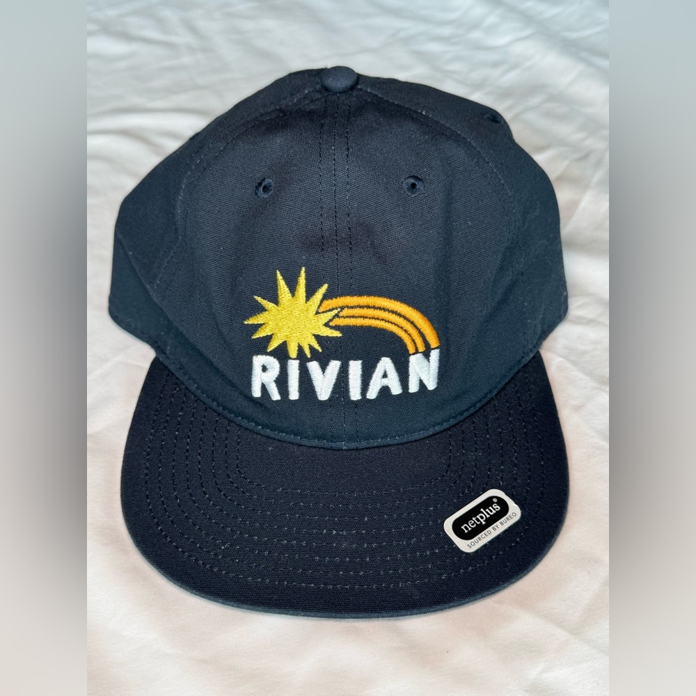 Rivian Embroidered Logo Flat Brim Hat BRAND NEW WITH TAGS